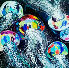 Волшебство морского дна: рисуем фантазийных медуз